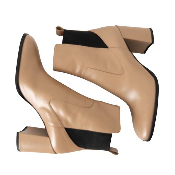 Via Spiga Delaney Boots Leather Nude Tan - Picture 6 of 11